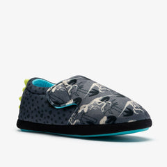 Fluffy Snug Kid Dark Grey Interest | Clarks online - Kids