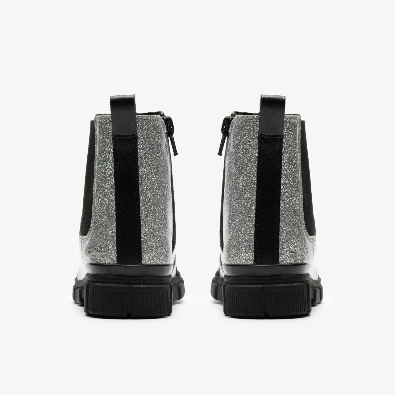Evyn Chelsea Kid Silver Patent | Clarks online - Kids