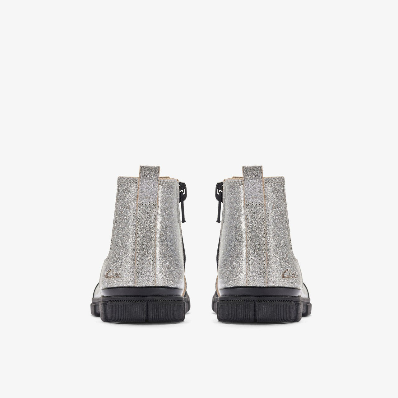 Evyn Chelsea Toddler Silver Patent | Clarks outlet - Kids