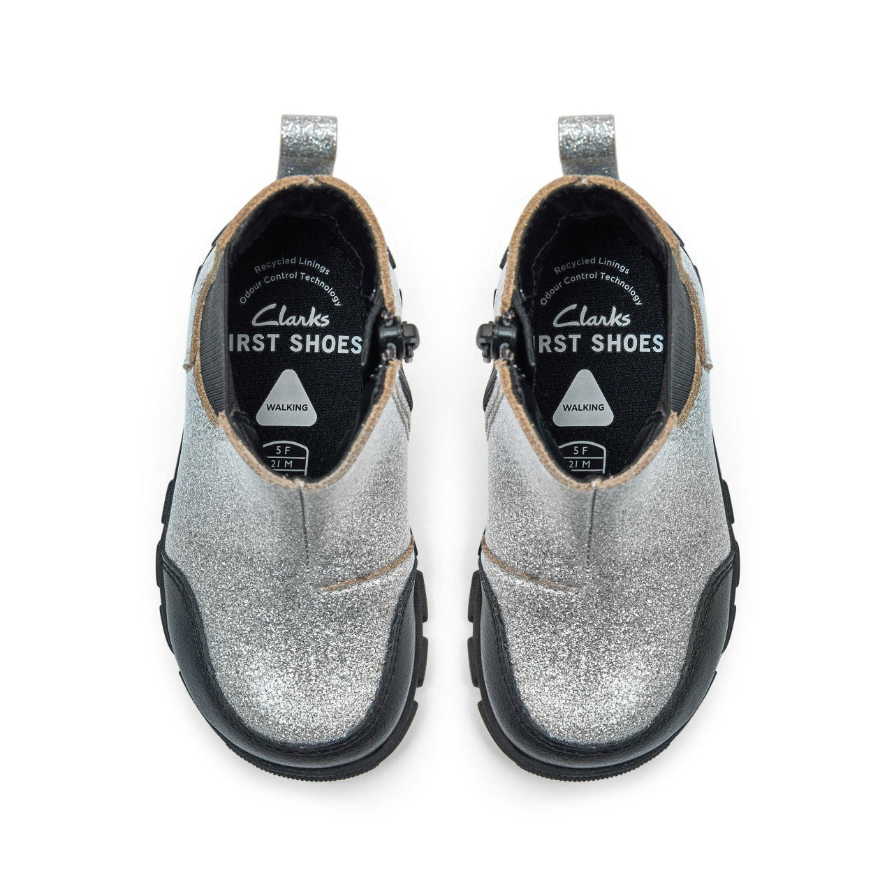 Evyn Chelsea Toddler Silver Patent | Clarks outlet - Kids