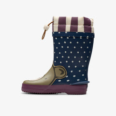 Tarri Race Toddler Navy Combination | Clarks discount - Kids
