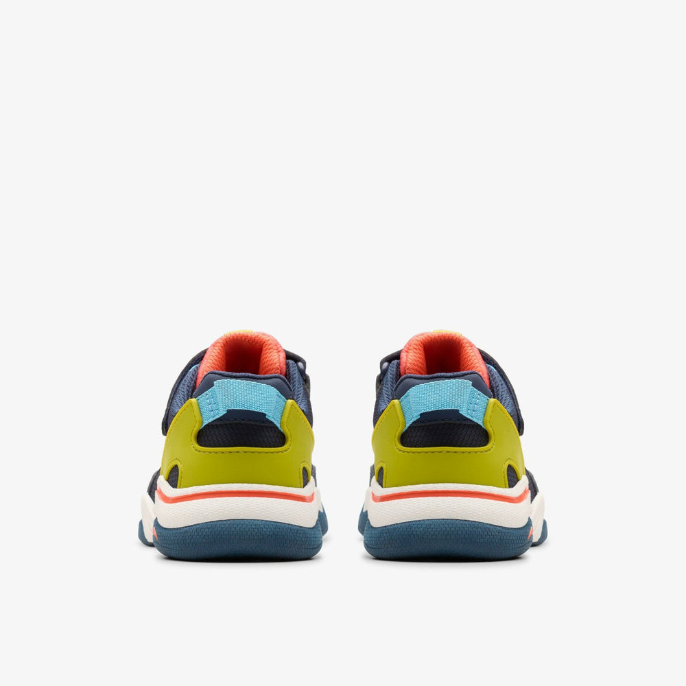 Feather Track Kid Navy Combination | Clarks for sale - Kids
