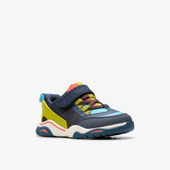 Feather Track Toddler Navy Combination | Clarks on Sale - Kids