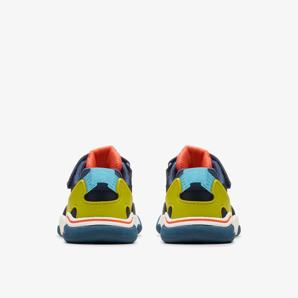 Feather Track Toddler Navy Combination | Clarks on Sale - Kids
