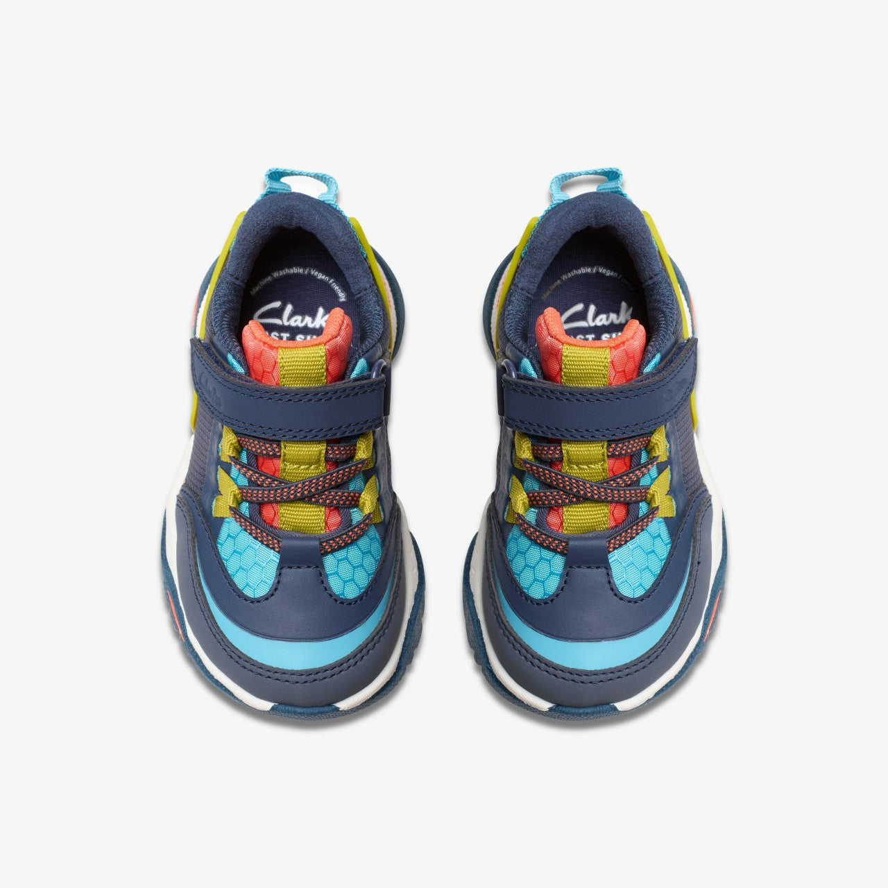 Feather Track Toddler Navy Combination | Clarks on Sale - Kids