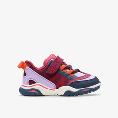 Feather Track Toddler Berry Combination | Clarks online - Kids