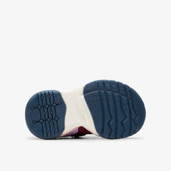 Feather Track Toddler Berry Combination | Clarks online - Kids