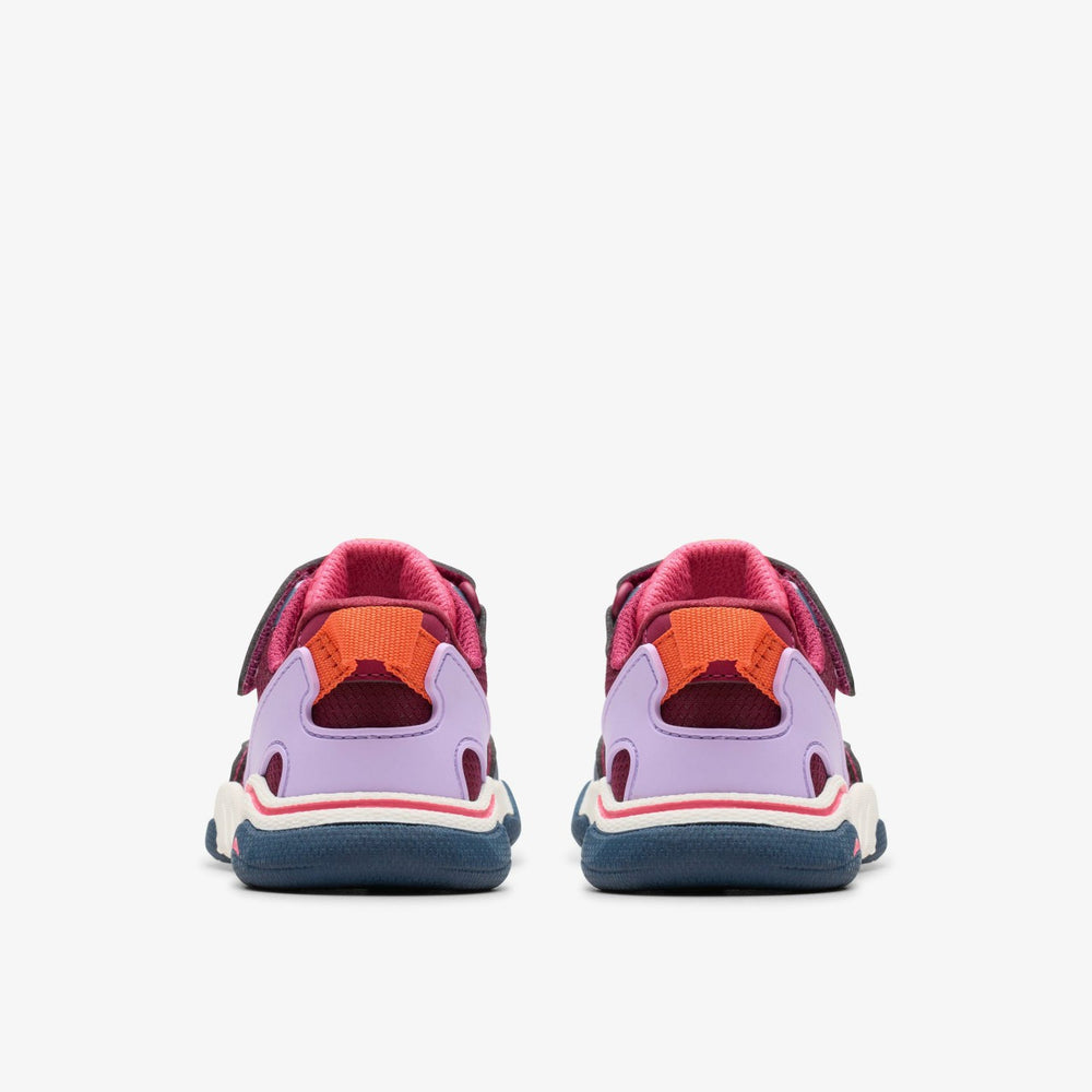 Feather Track Toddler Berry Combination | Clarks online - Kids
