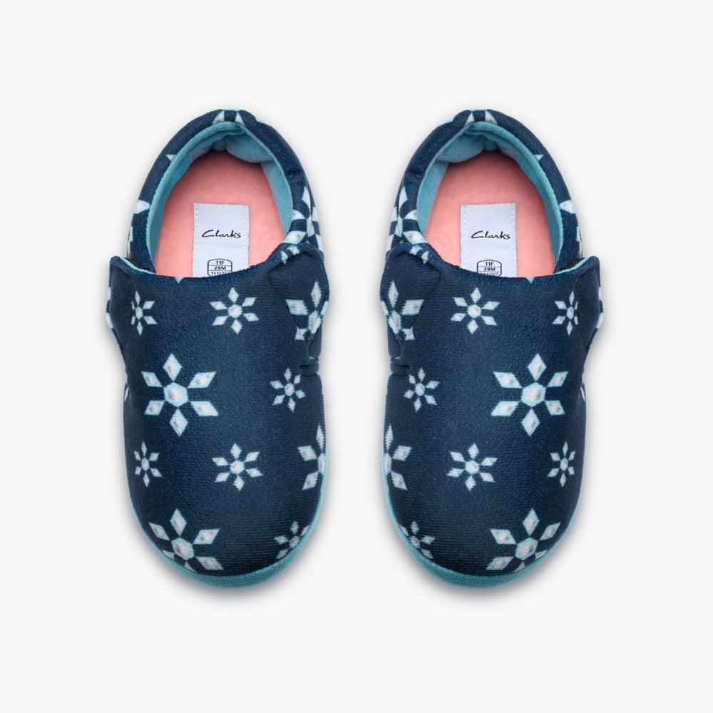 Fluffy Snug Kid Navy | Clarks for sale - Kids