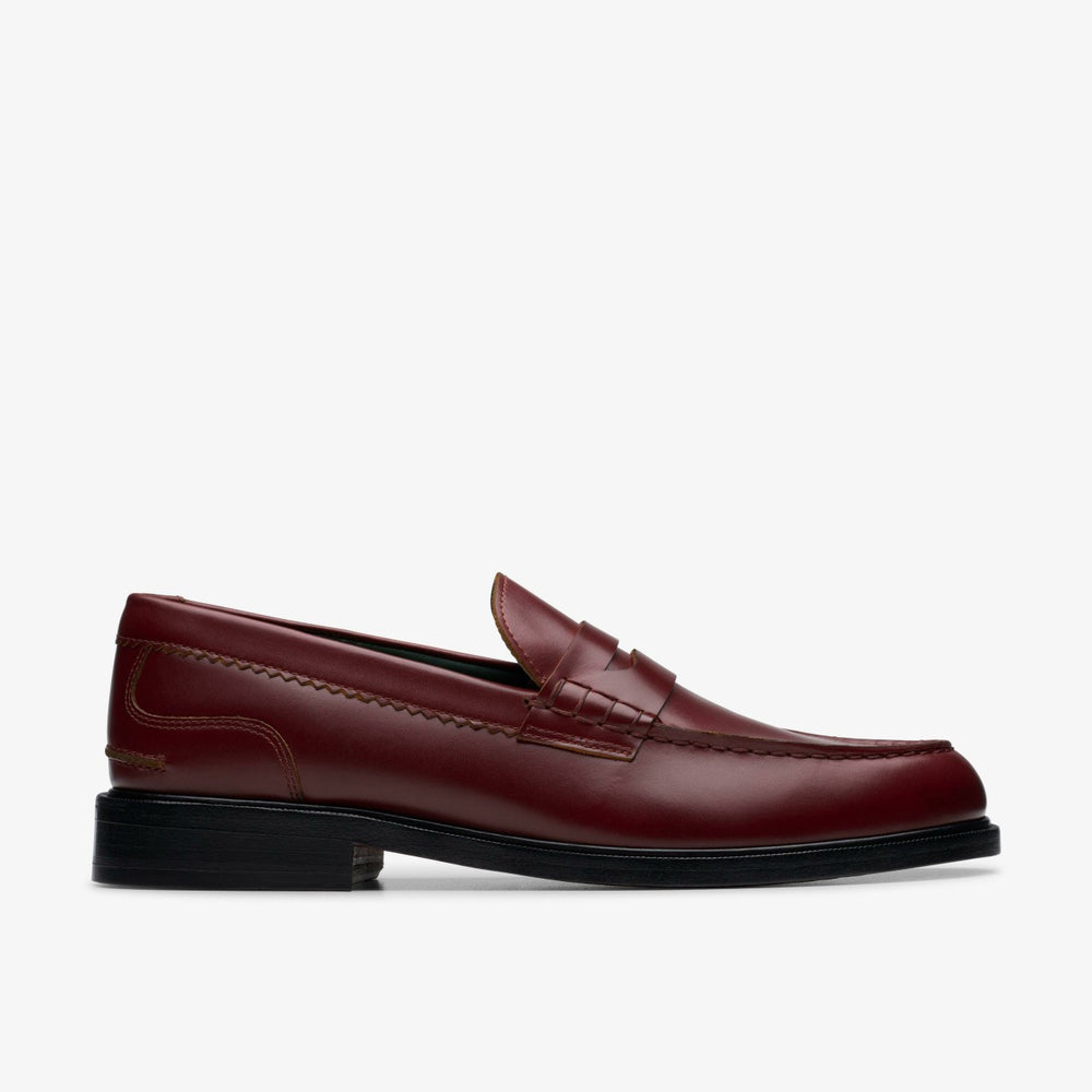 Craft James Lo Loafer Wine Leather | Clarks Sale - Men