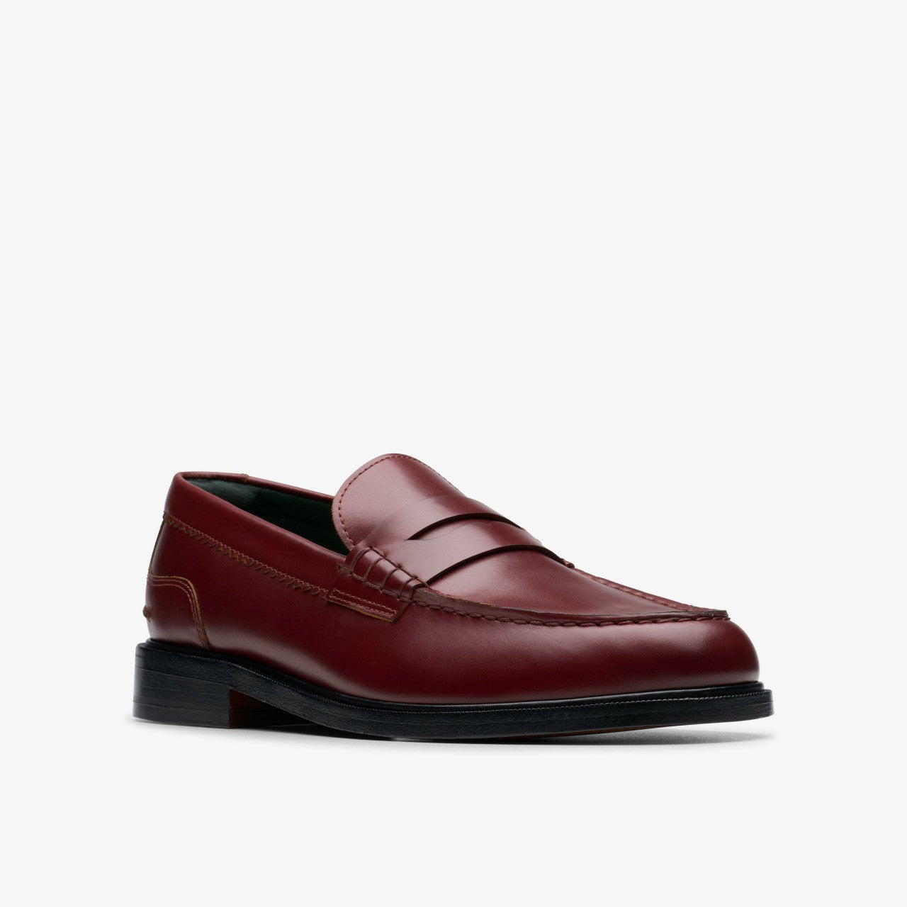Craft James Lo Loafer Wine Leather | Clarks Sale - Men