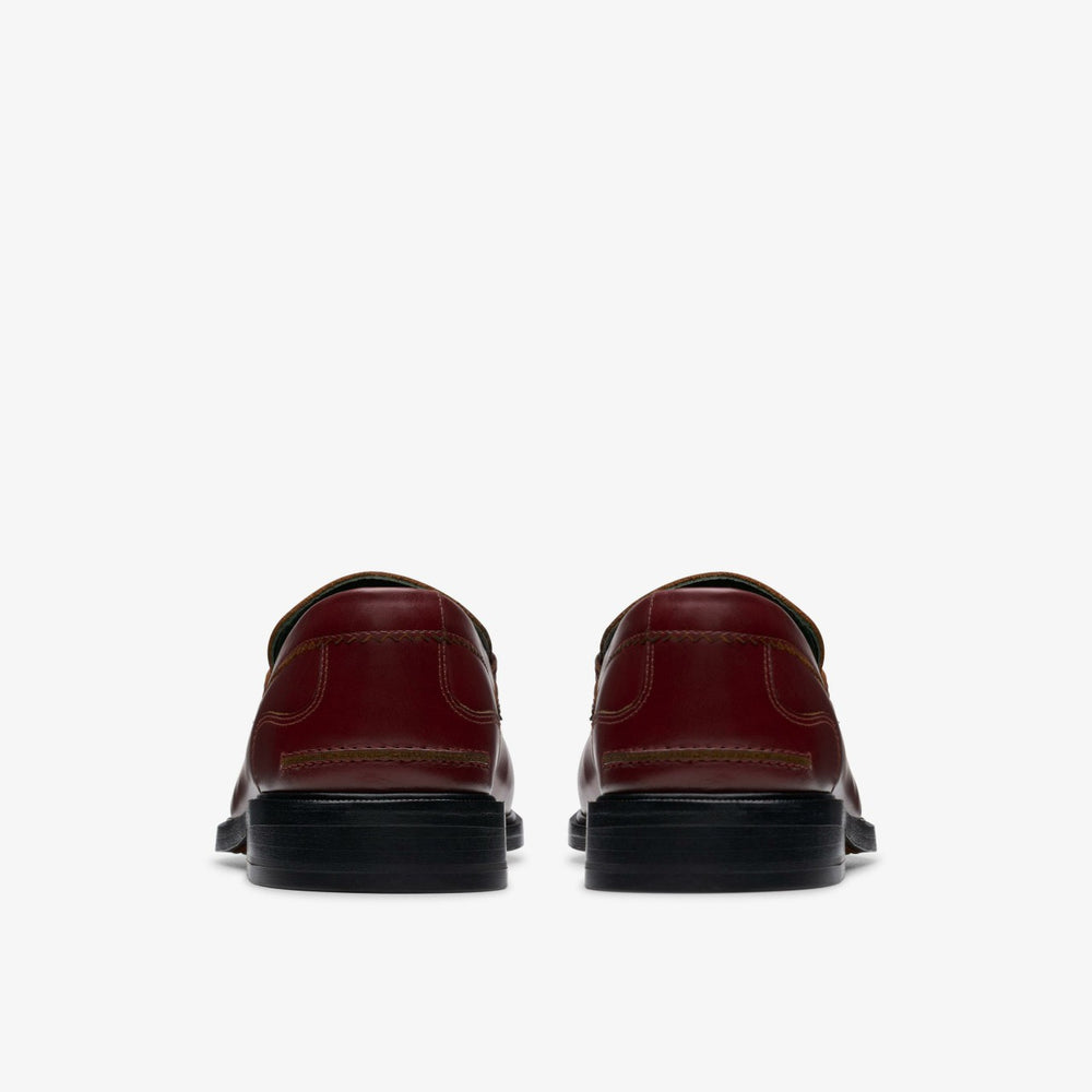 Craft James Lo Loafer Wine Leather | Clarks Sale - Men