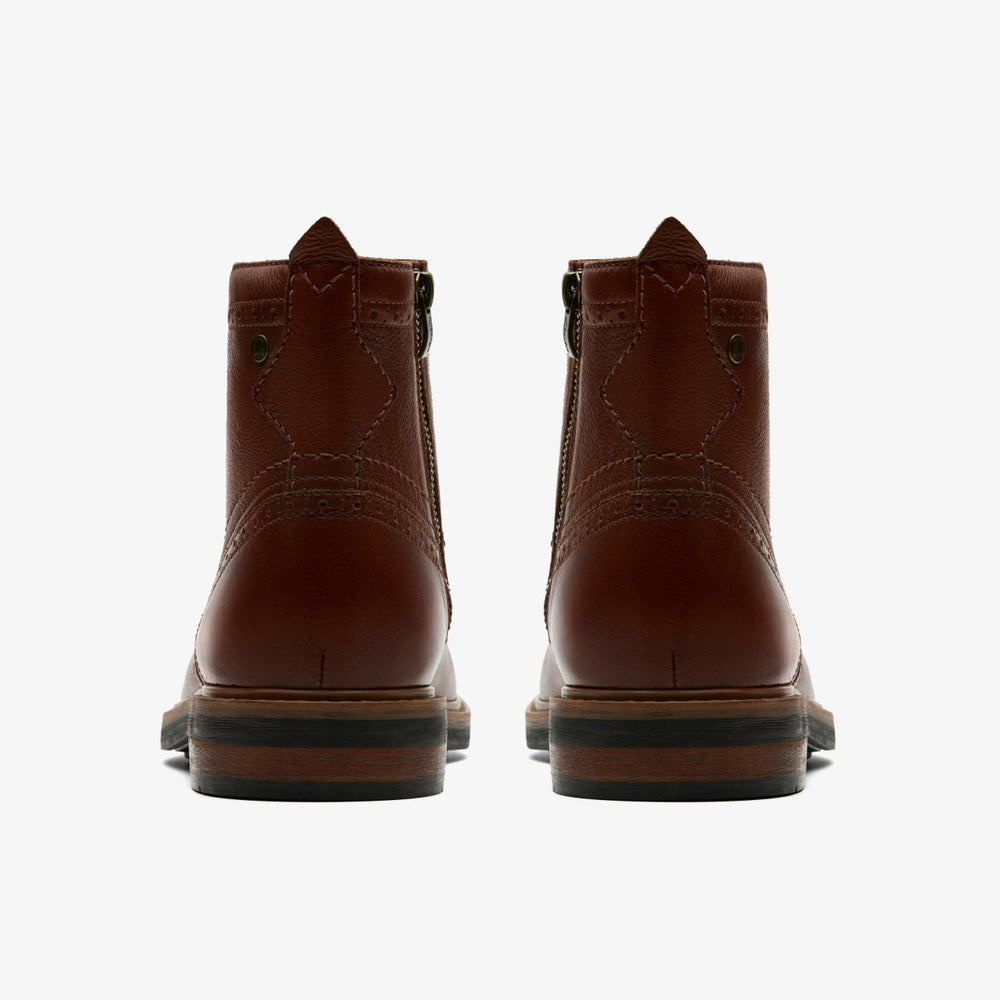 Newford Lace Boot Mid Tan Leather | Clarks Sale - Men