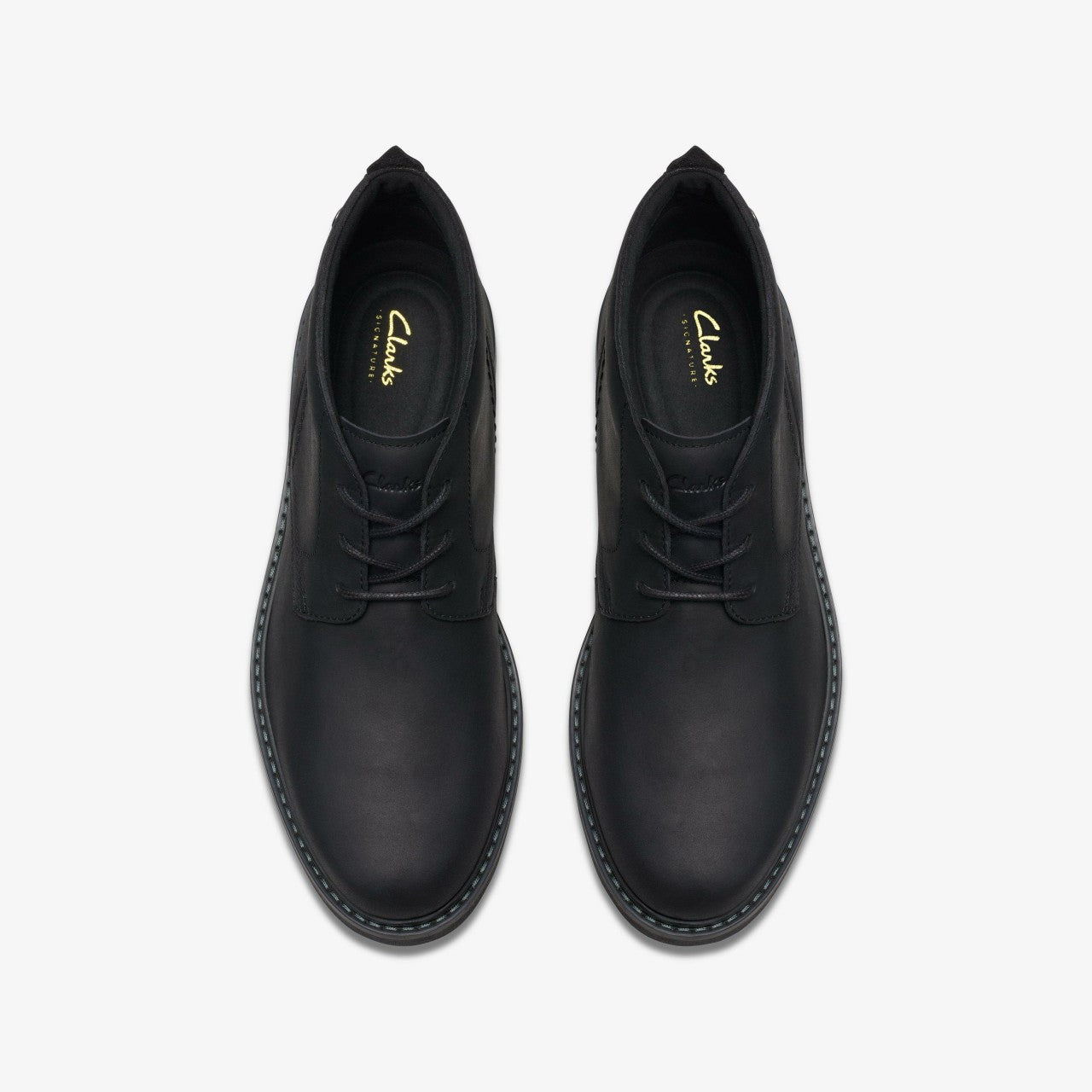 Newford Mid Black Leather | Clarks discount - Men