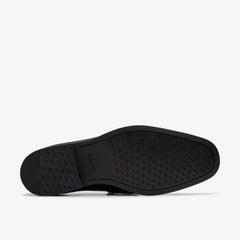 Paulton Lo Black Leather | Clarks discount - Men
