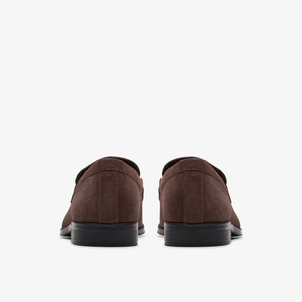 Paulton Lo Dark Brown Suede | Clarks online - Men