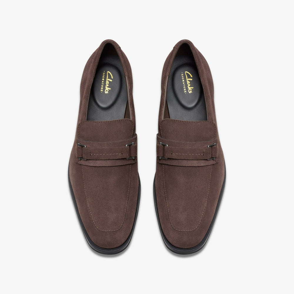 Paulton Lo Dark Brown Suede | Clarks online - Men