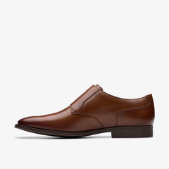 Paulton Monk Tan Leather | Clarks discount - Men