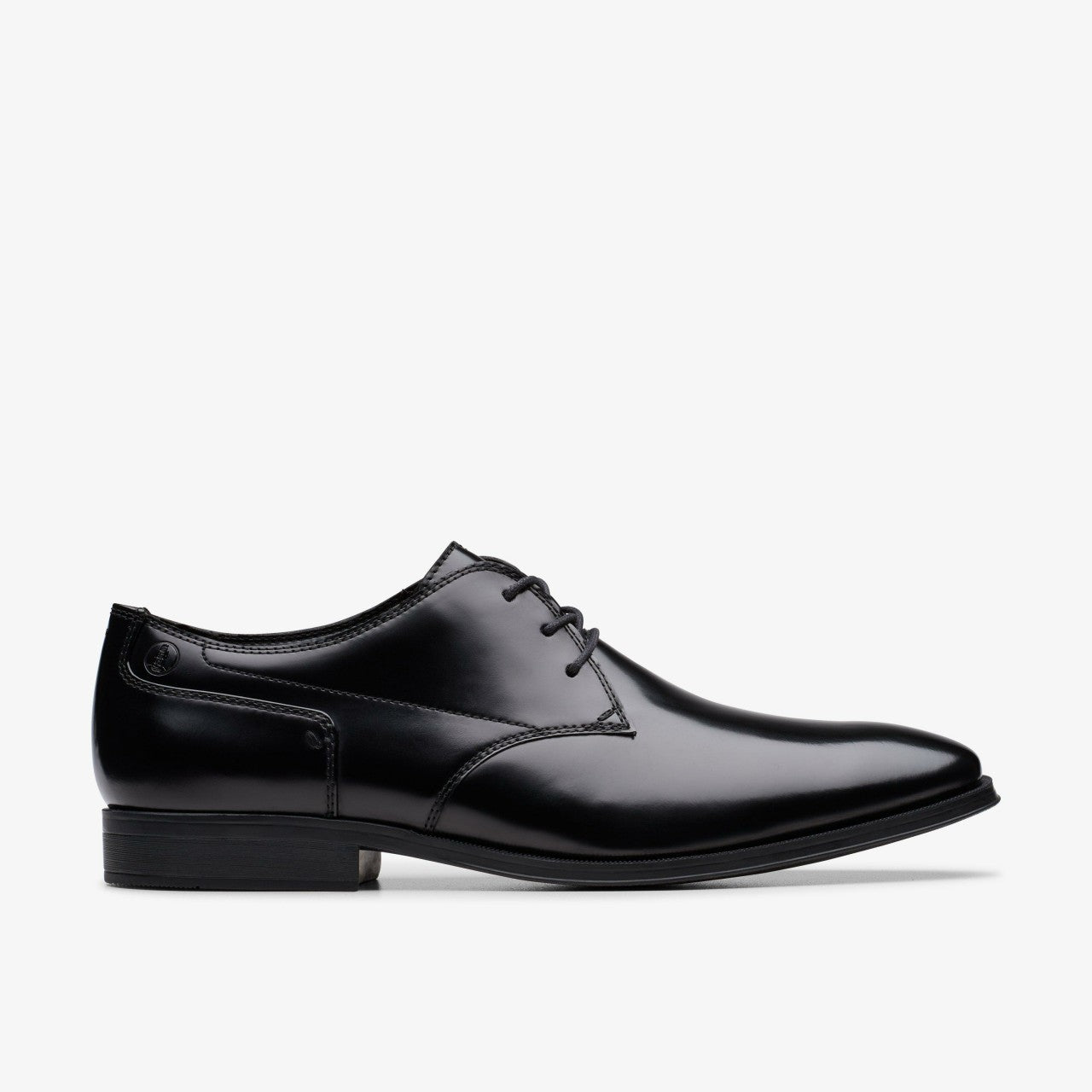 Paulton Lace Black Hi Shine Leather | Clarks on Sale - Men