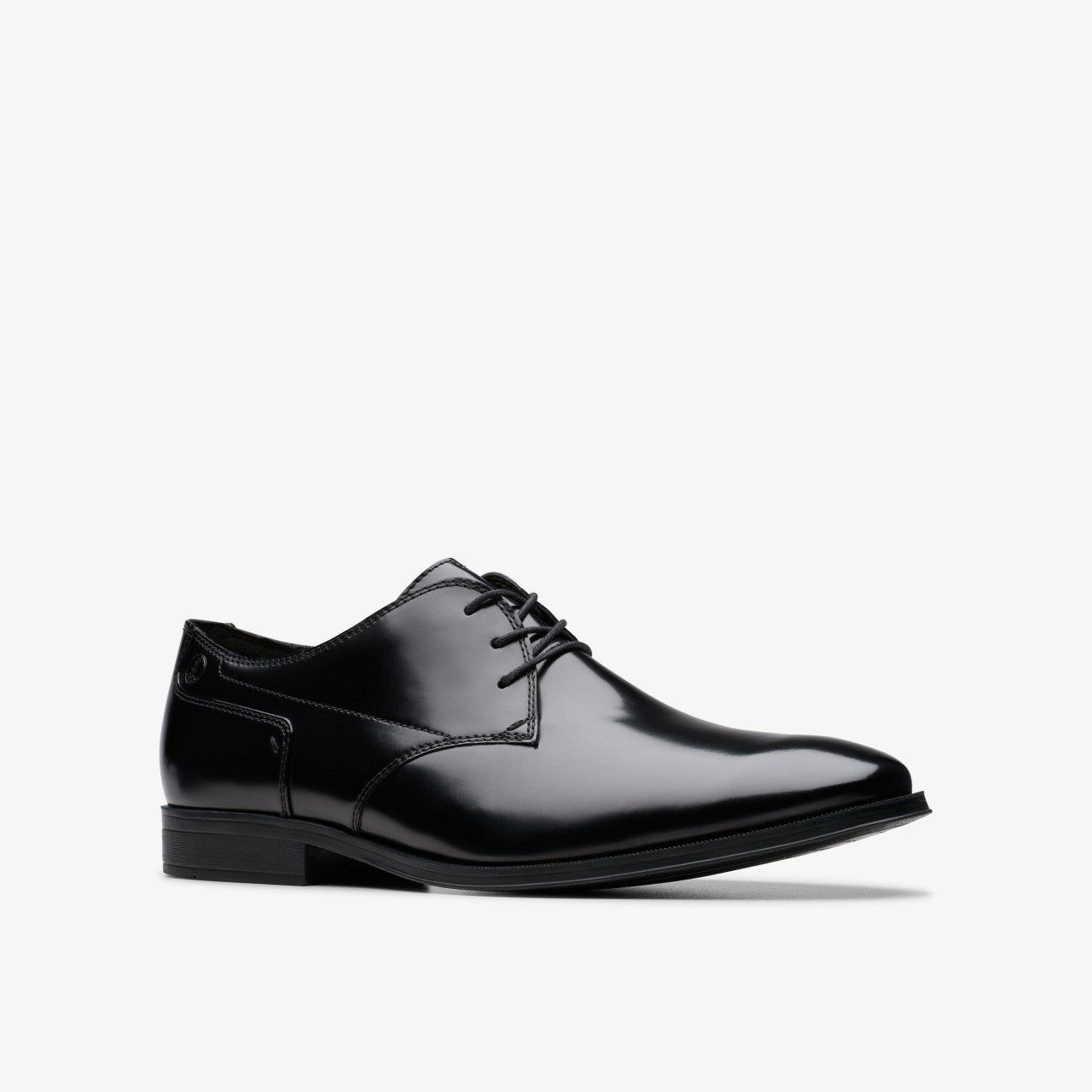 Paulton Lace Black Hi Shine Leather | Clarks on Sale - Men