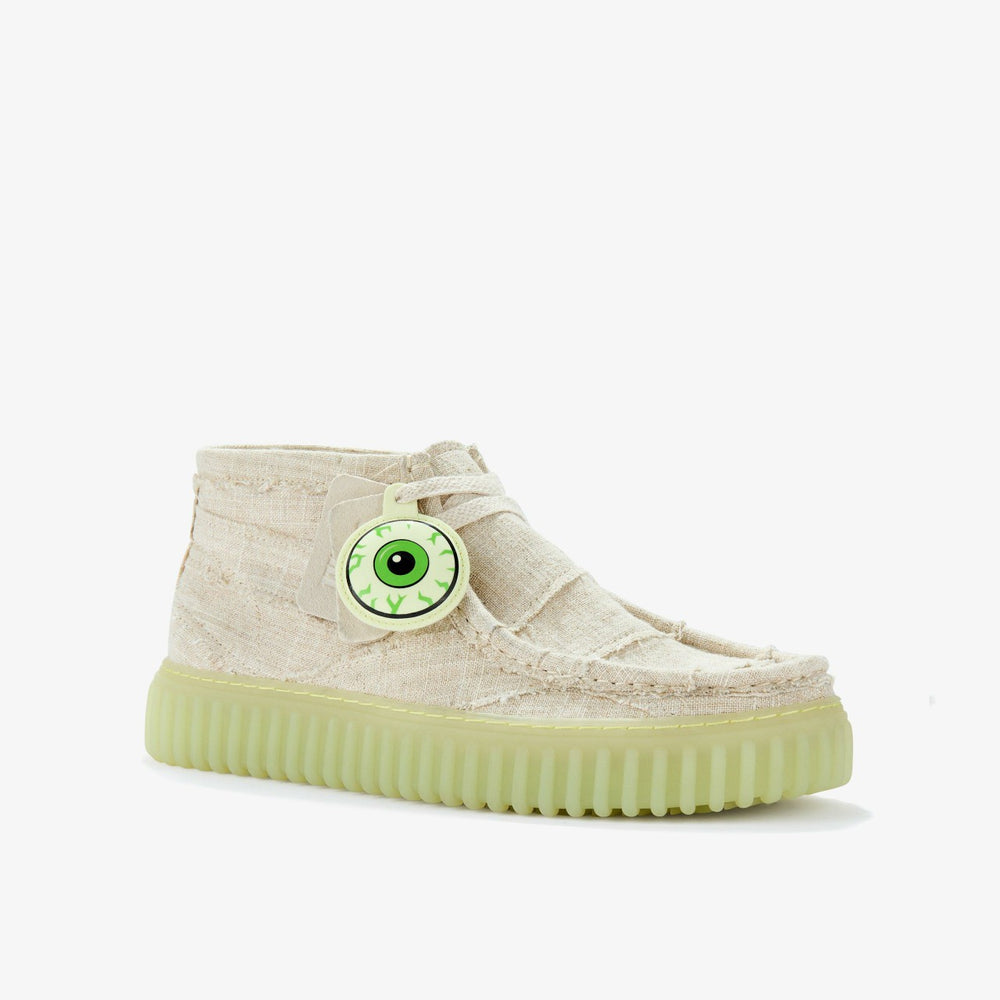 Torhill Hallow Off White Textile | Clarks Sale - Men