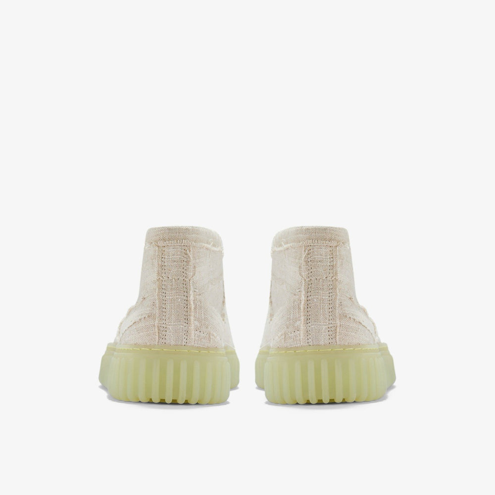 Torhill Hallow Off White Textile | Clarks Sale - Men