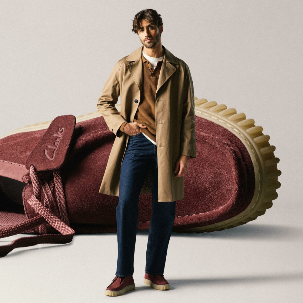 Torhill Hi Wine Suede | Clarks outlet - Women / Men