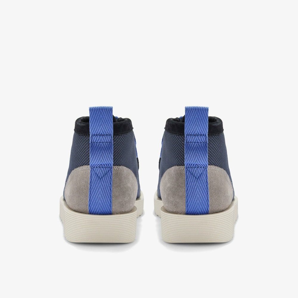 Wallabee FTR2 Boot Navy Combination | Clarks on Sale - Men