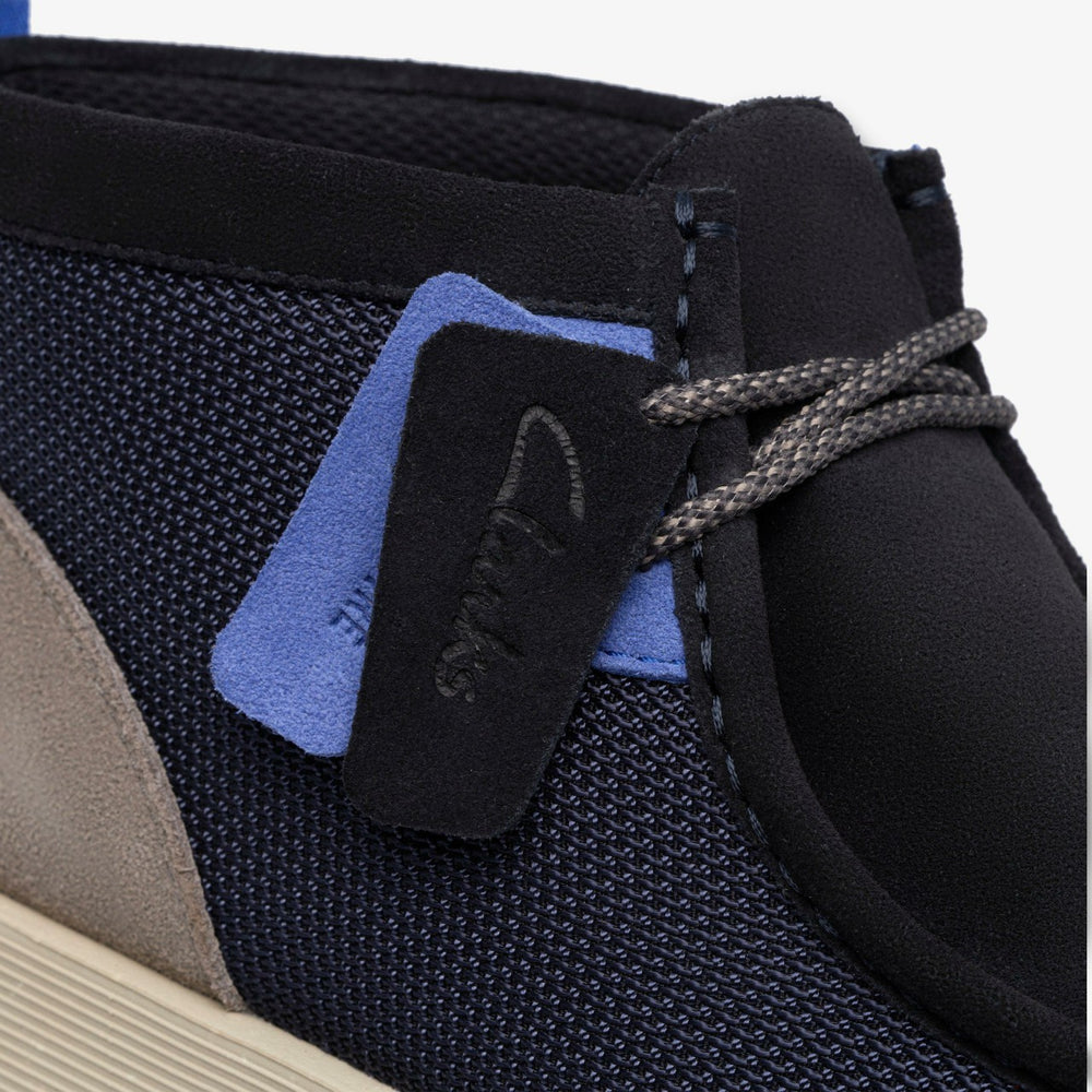 Wallabee FTR2 Boot Navy Combination | Clarks on Sale - Men
