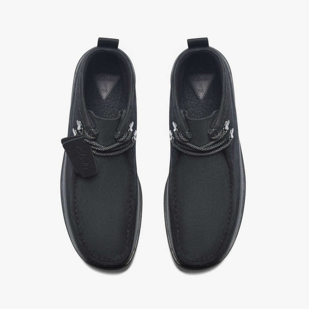 Wallabee FTR2 Hi Black Suede | Clarks Sale - Men