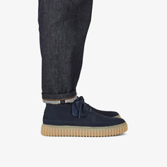 Torhill Lace Hi Navy Nubuck | Clarks on Sale - Men