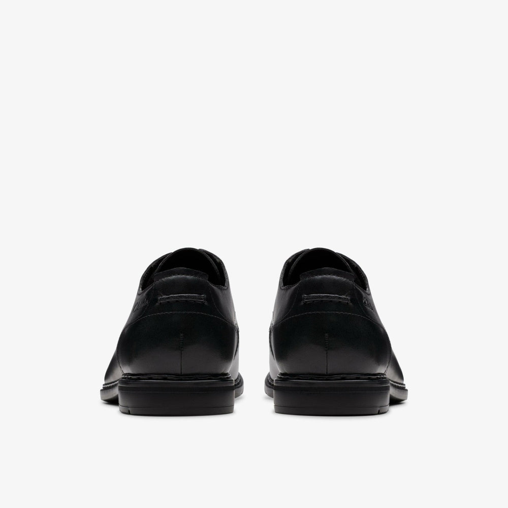 Banbury Derby Black Leather | Clarks on Sale - Men