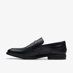 Banbury Lo Black Leather | Clarks outlet - Men