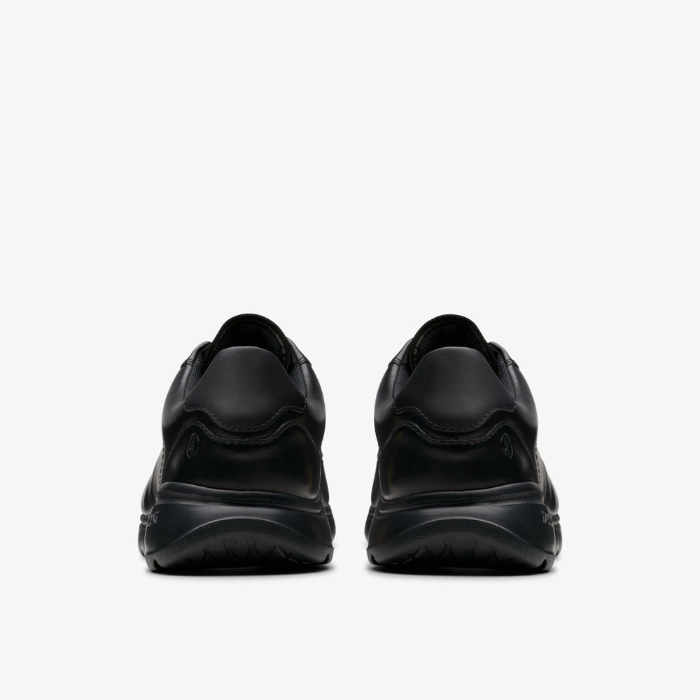 Lifton Lace Black Leather | Clarks discount - Men