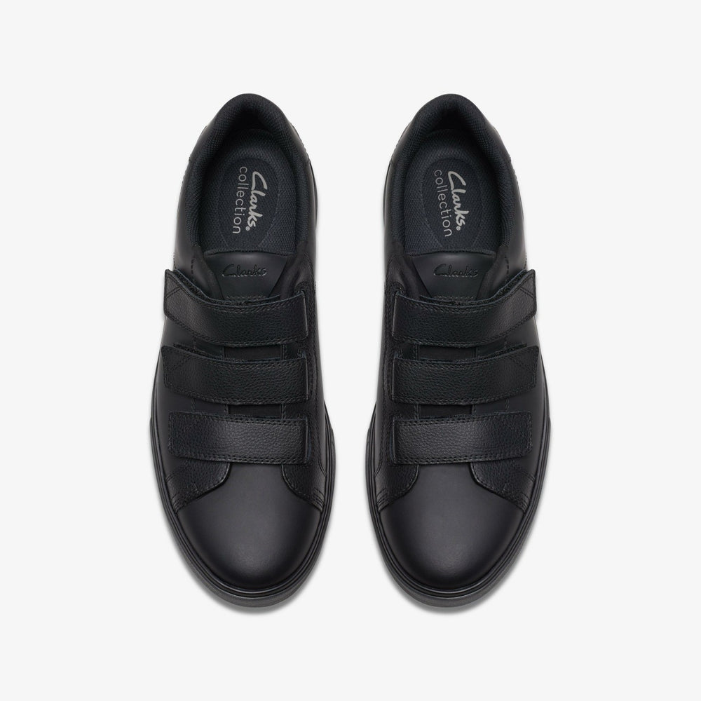 Romsey Strap Black Leather | Clarks on Sale - Men