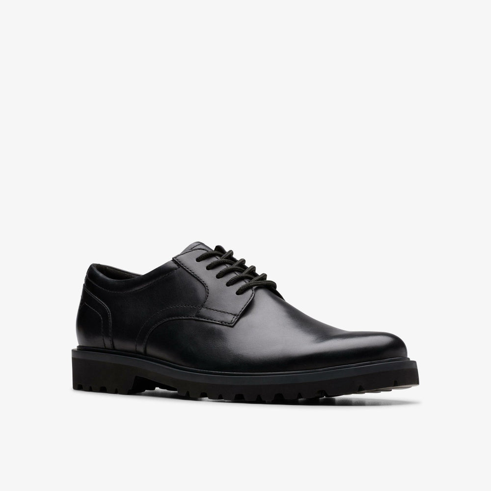 Berwick Lace Black Leather | Clarks outlet - Men