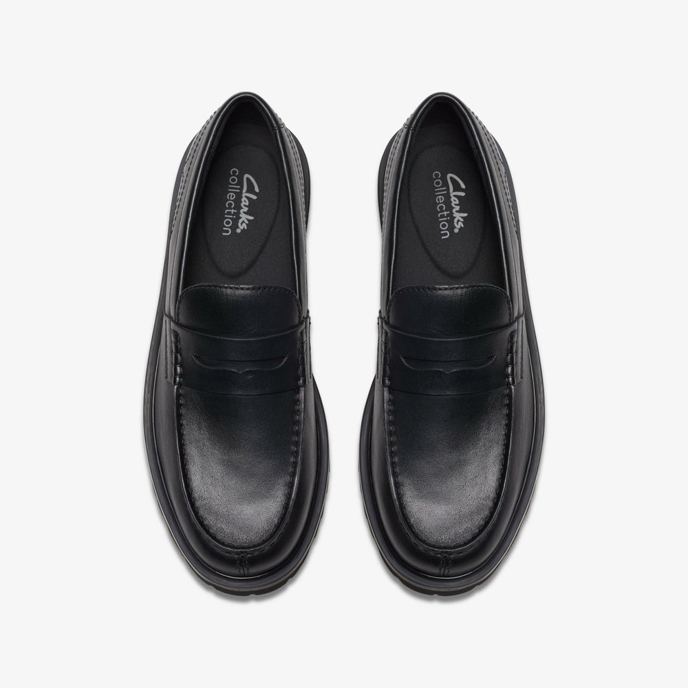 Berwick Lo Black Leather | Clarks discount - Men