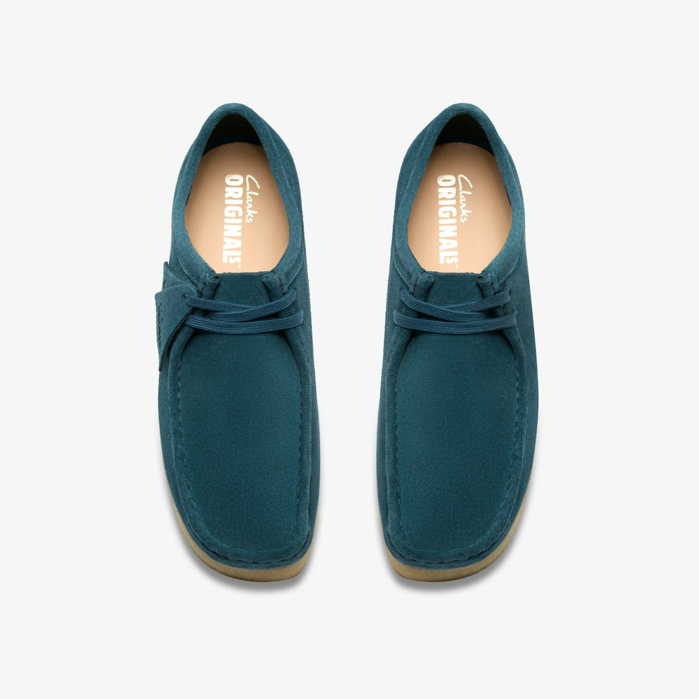 Wallabee Mid Blue Suede | Clarks outlet - Men