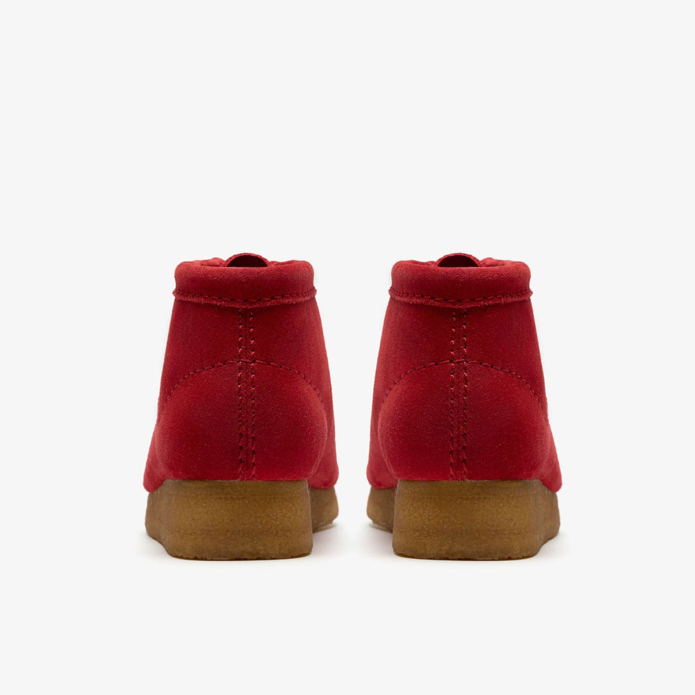 Wallabee Boot Red Suede | Clarks discount - Women