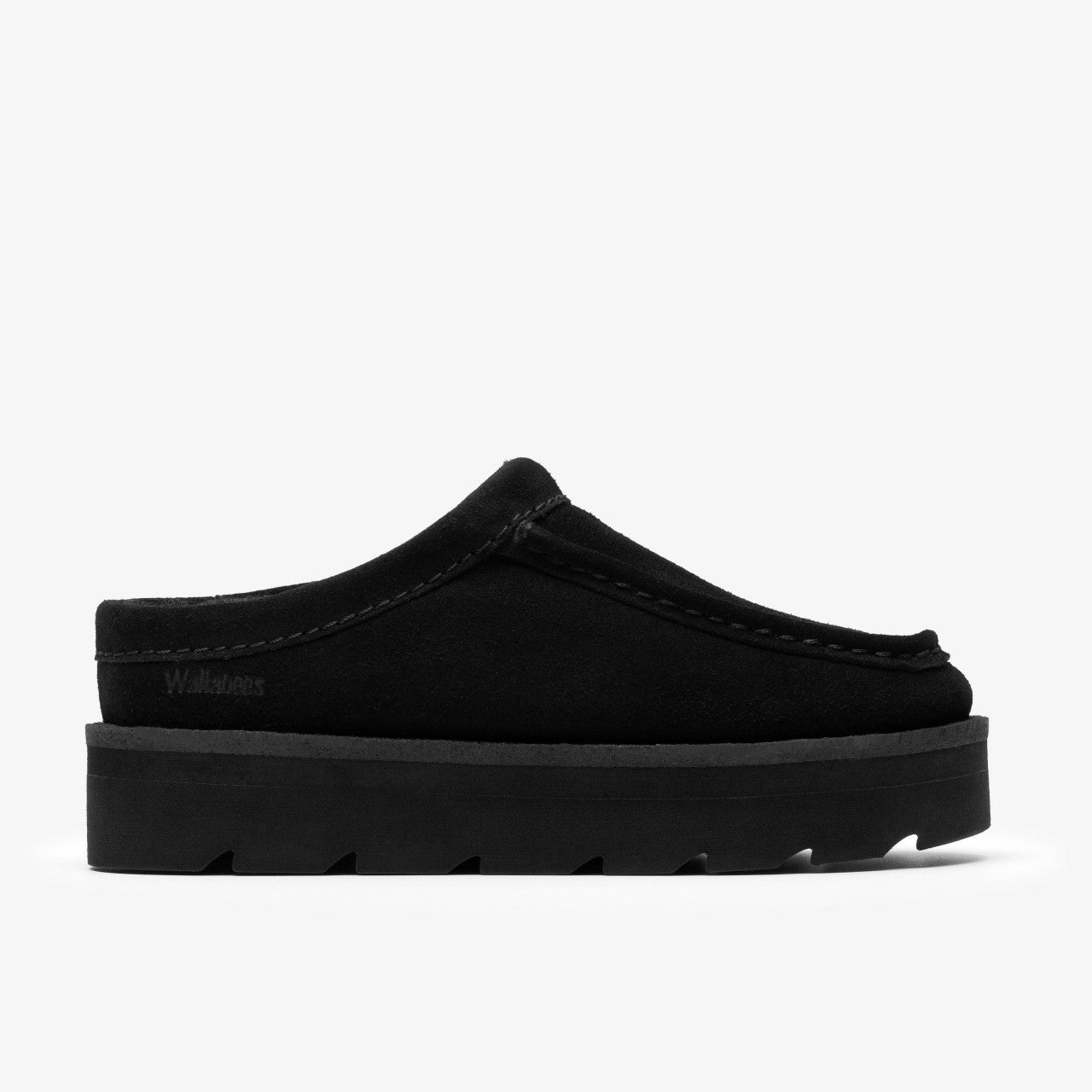 Meare Mule Black Suede Warmlined | Clarks online - Women