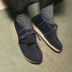 Desert Trek Navy Tweed Combination | Clarks on Sale - Men