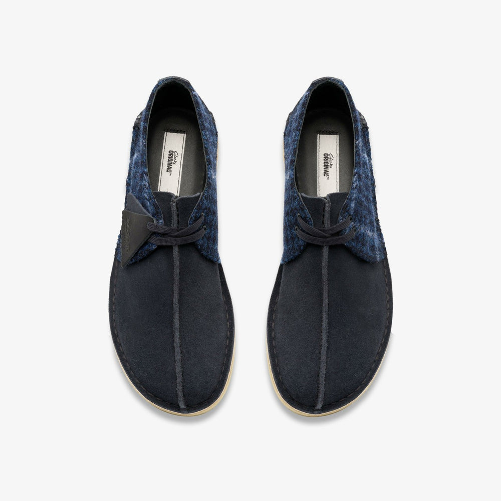 Desert Trek Navy Tweed Combination | Clarks on Sale - Men