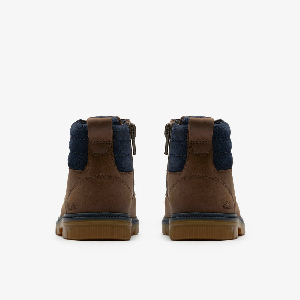 Lorcam Trail Kid Dark Brown | Clarks online - Kids