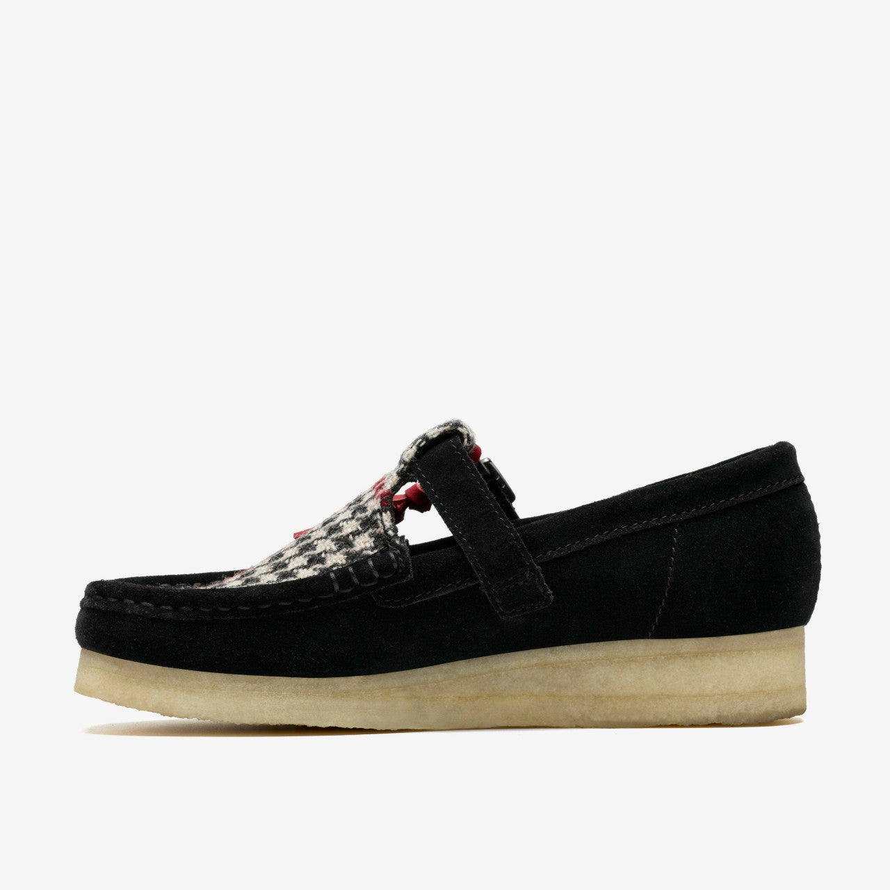 Wallabee T Bar Black Tweed Combination | Clarks outlet - Women