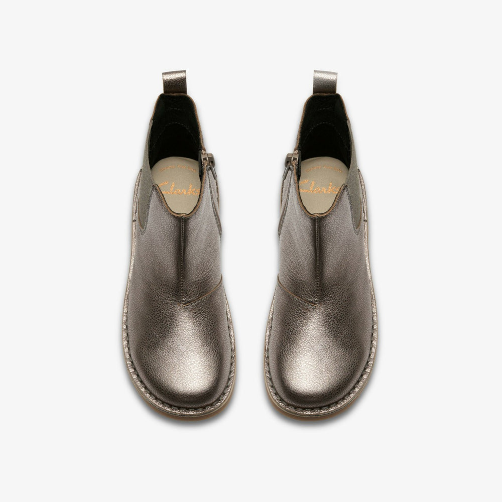 Joyful Sky Kid Pewter | Clarks on Sale - Kids