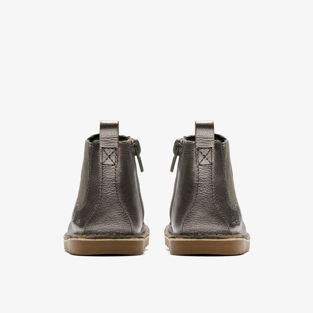 Joyful Sky Toddler Pewter | Clarks discount - Babies / Kids