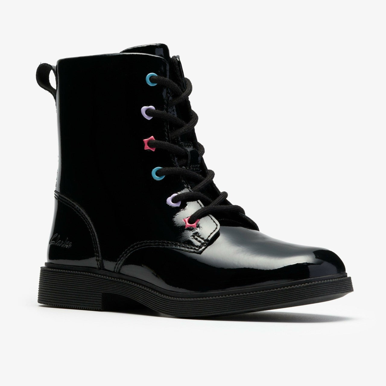 Oaklyn Charm Kid Black Patent | Clarks on Sale - Kids