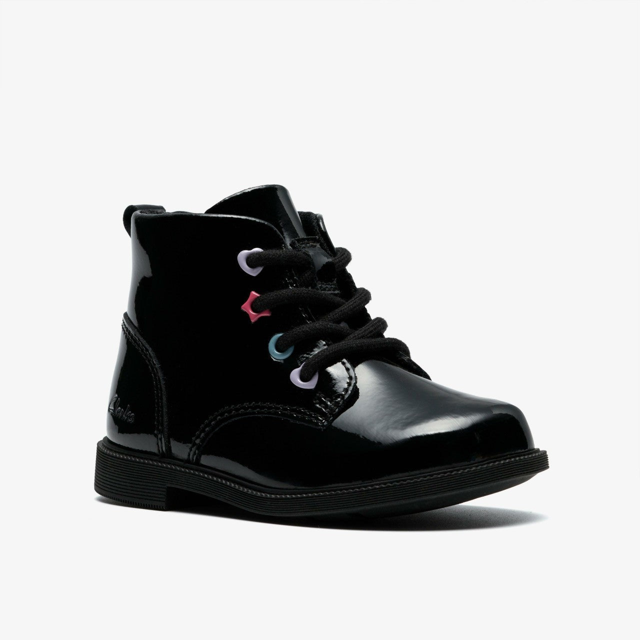 Oaklyn Charm Toddler Black Patent | Clarks for sale - Kids