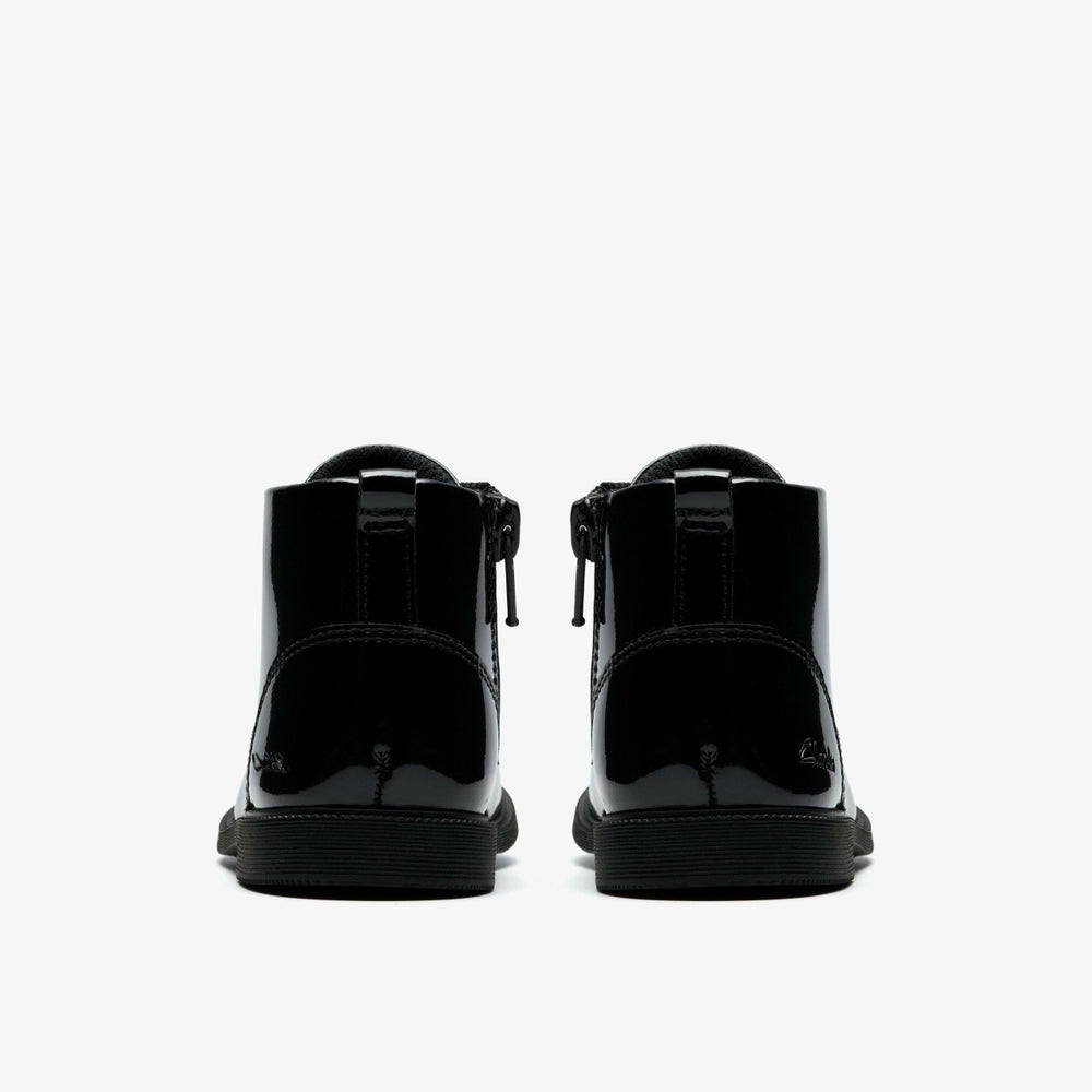Oaklyn Charm Toddler Black Patent | Clarks for sale - Kids