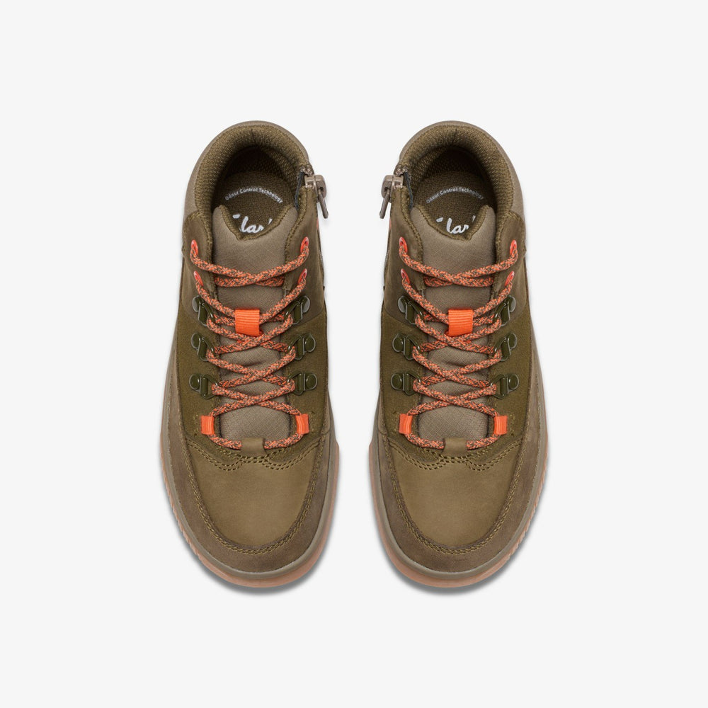 Oslo Trail Kid Khaki | Clarks on Sale - Kids